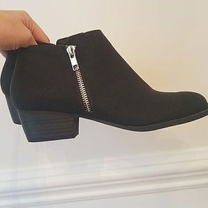 Ladies black booties