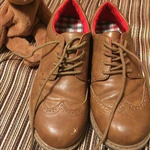 Boy’s wingtip dress shoes