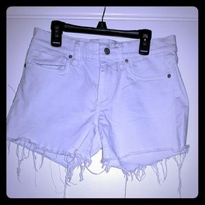 Joe's  White Jean cut off shorts size 28