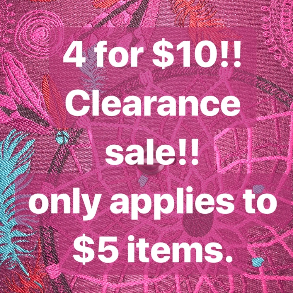 Clearances sale!