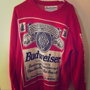 Men’s L/XL Budweiser Holiday Sweater