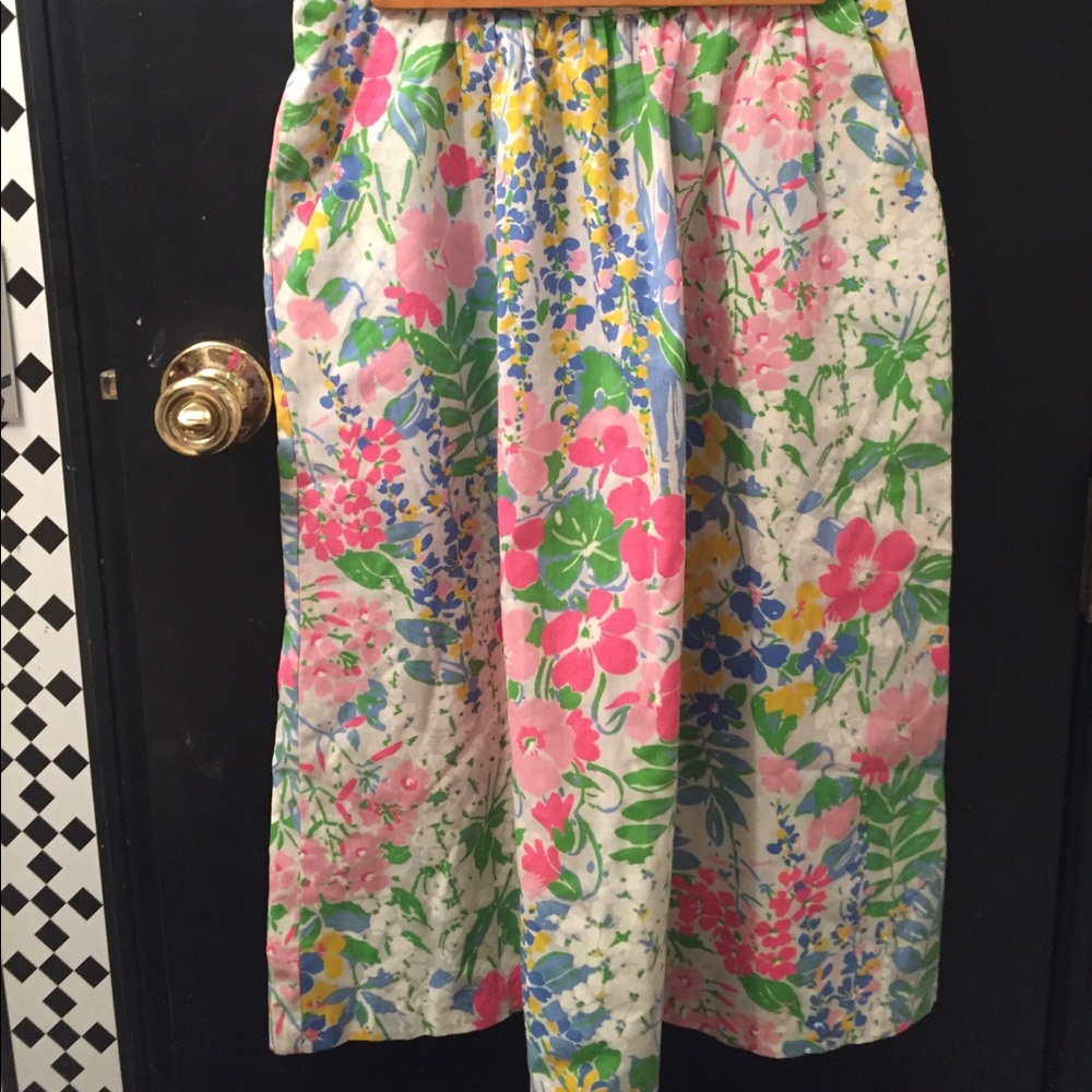 Vintage Retro 1970s Briggs New York Skirt Floral