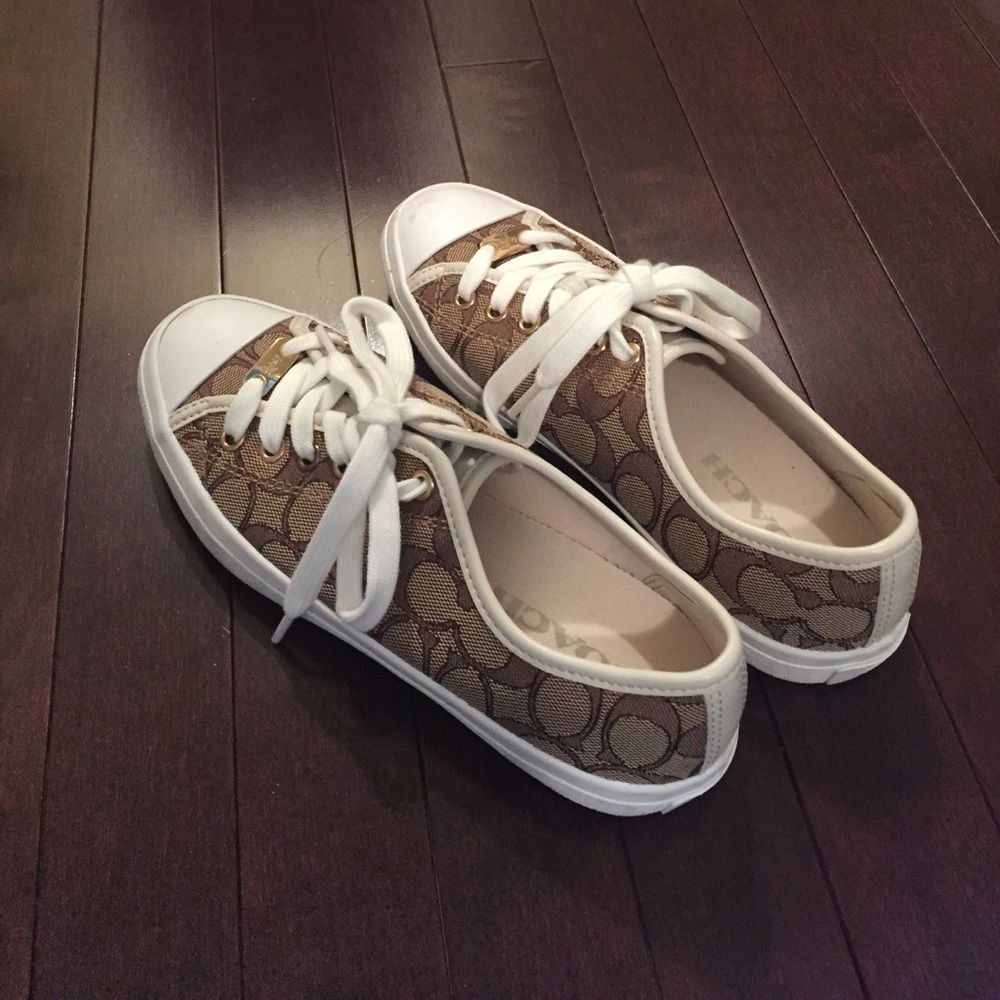 Coach canvas sneakers