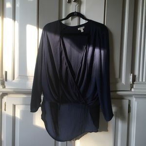 Silence + Noise Drape Blouse