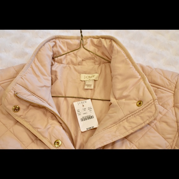 Cream J. Crew Quilted Jacket MSRP $158 - Picture 2 of 2