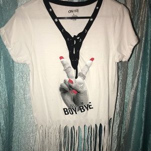 Edgy Tassel Shirt