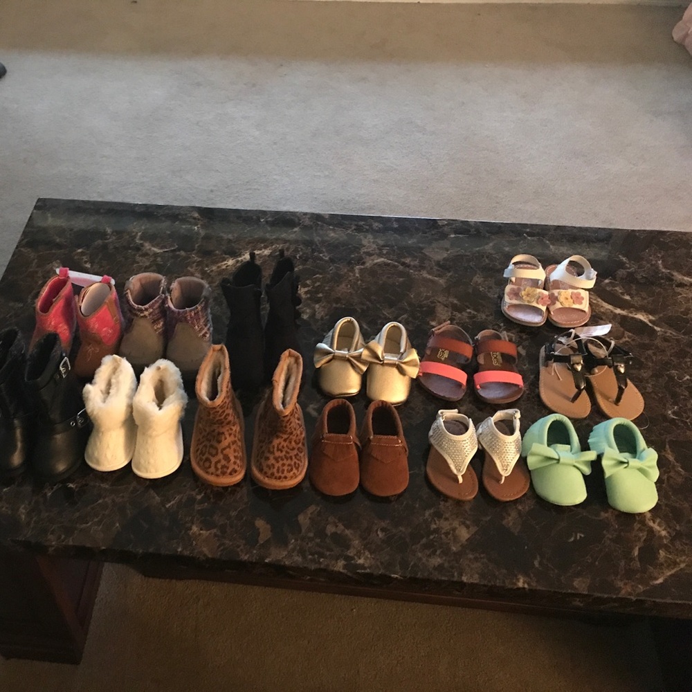 Baby shoe lot