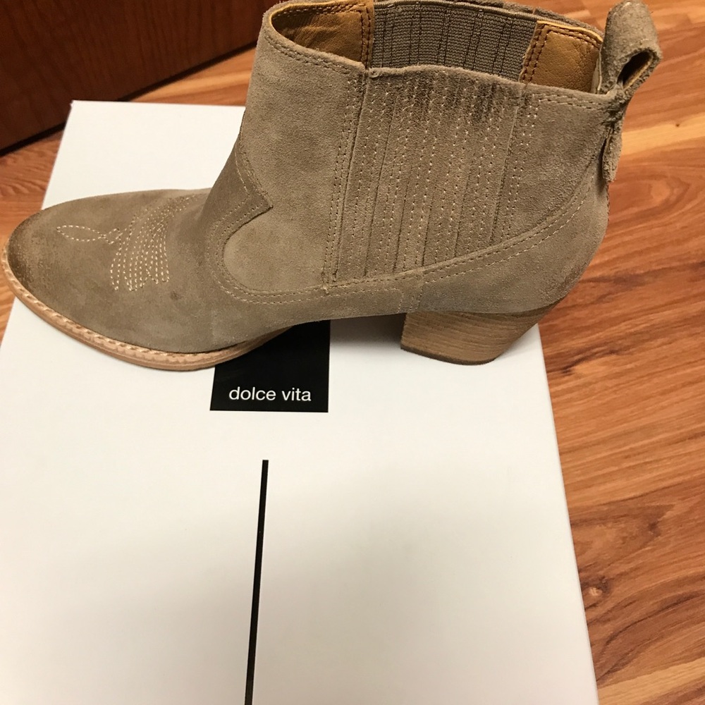Dolce vita Jones bootie dark taupe