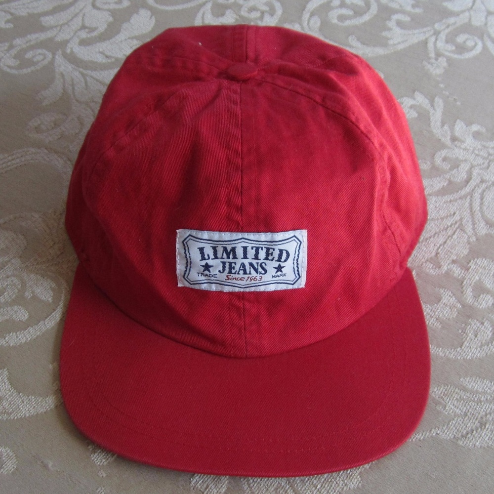 Never been worn red Limited Jeans baseball cap