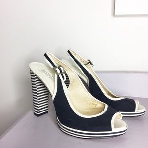 Michael Kors Striped Heels