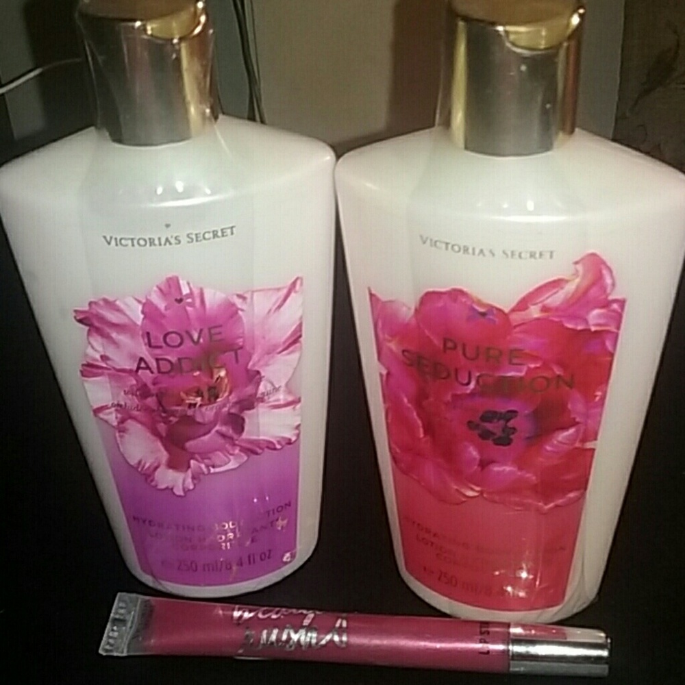 Victoria Secret lotion and lip stain