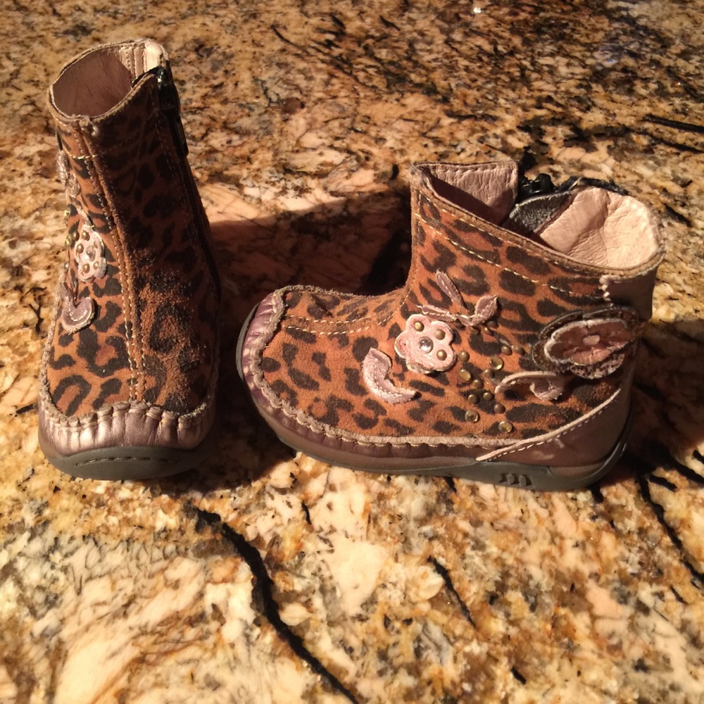 Toddler Girls Italian Leather