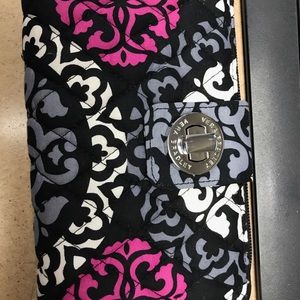 Vera Bradley turn lock wallet