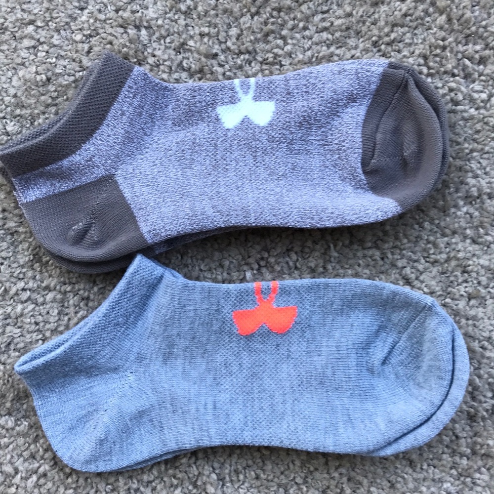 SOLD SOLD! Armour Socks Gray/White Gray/Orange