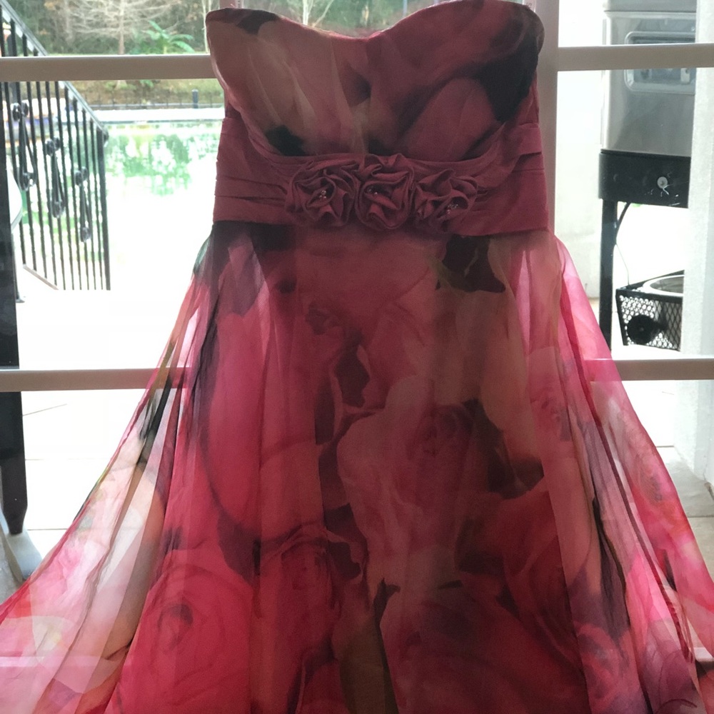 Sherri Hill cocktail floral