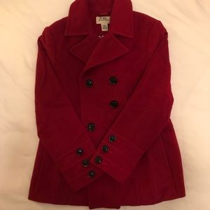 ‼️SALE! Gorgeous Winter Red Peacoat