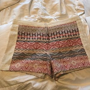 Tribal print shorts