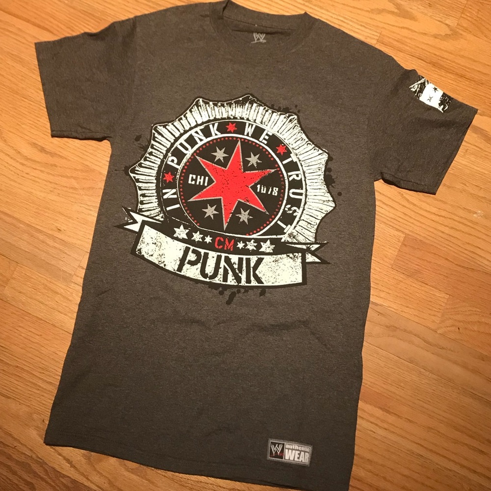 Authentic WWE “In Punk We Trust” CM Punk T-Shirt