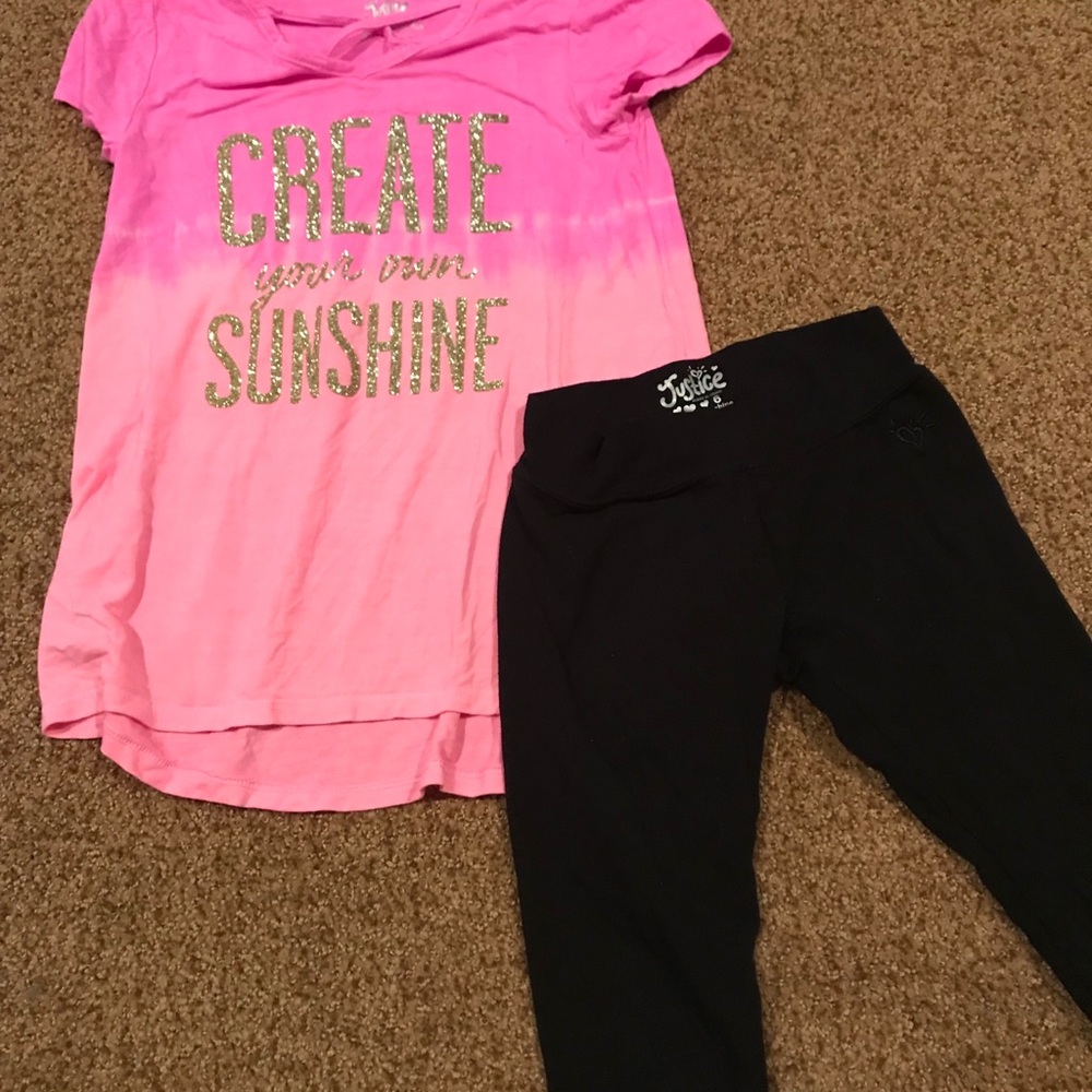 Top and leggings set