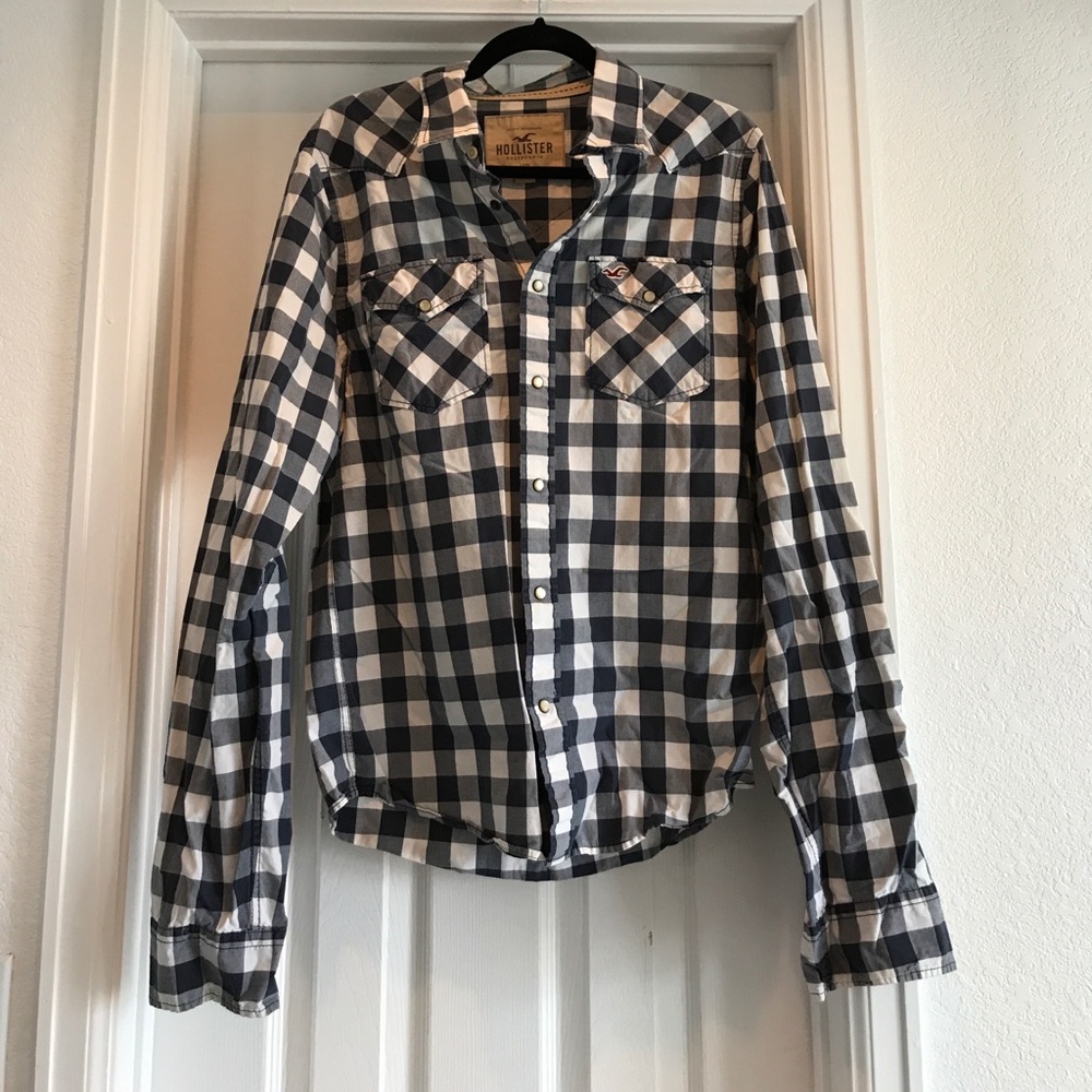 Hollister Plaid button down