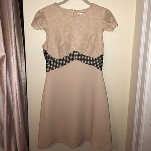 Club Monaco Pink and Black Dress