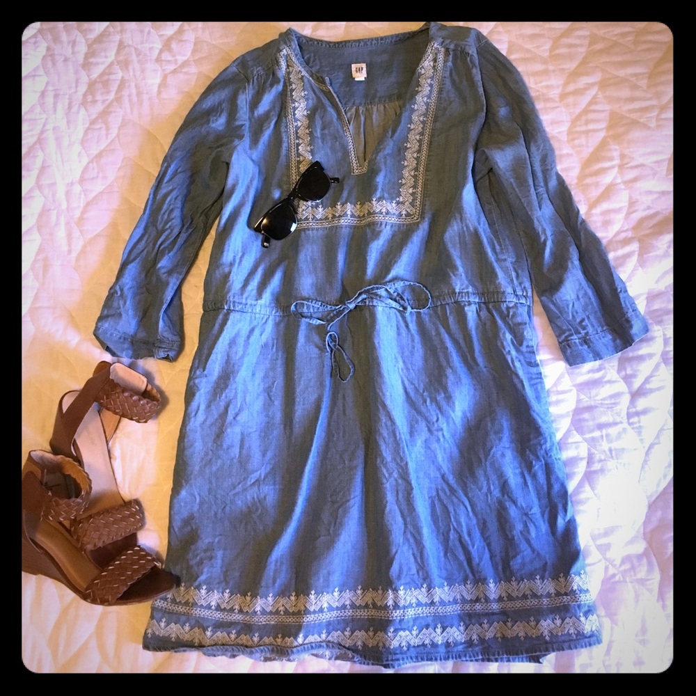 DONATED. Denim Dress