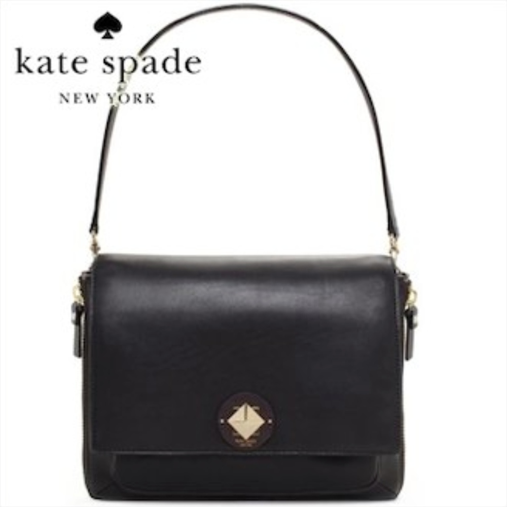 Kate Spade 14K Plated Varick Street Violette Bag - Picture 1 of 8