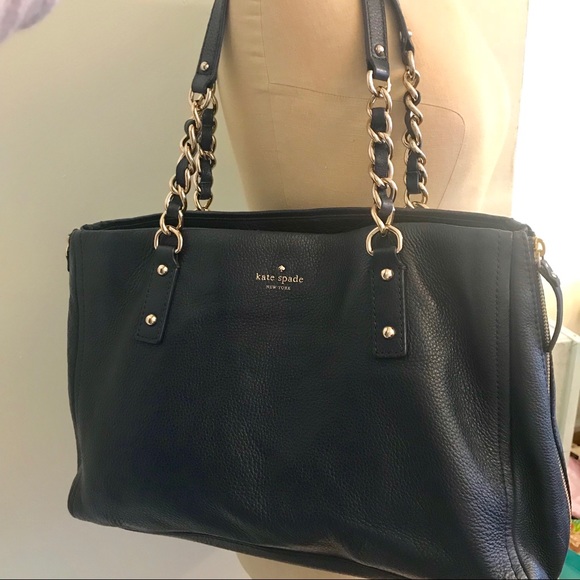 kate spade Handbags - •Kate Spade• Navy Chain Strap Purse