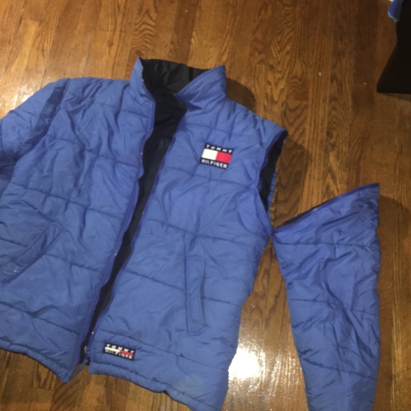 Vintage puffer 2 in 1 Tommy Hilfiger winter jacket - Picture 4 of 4