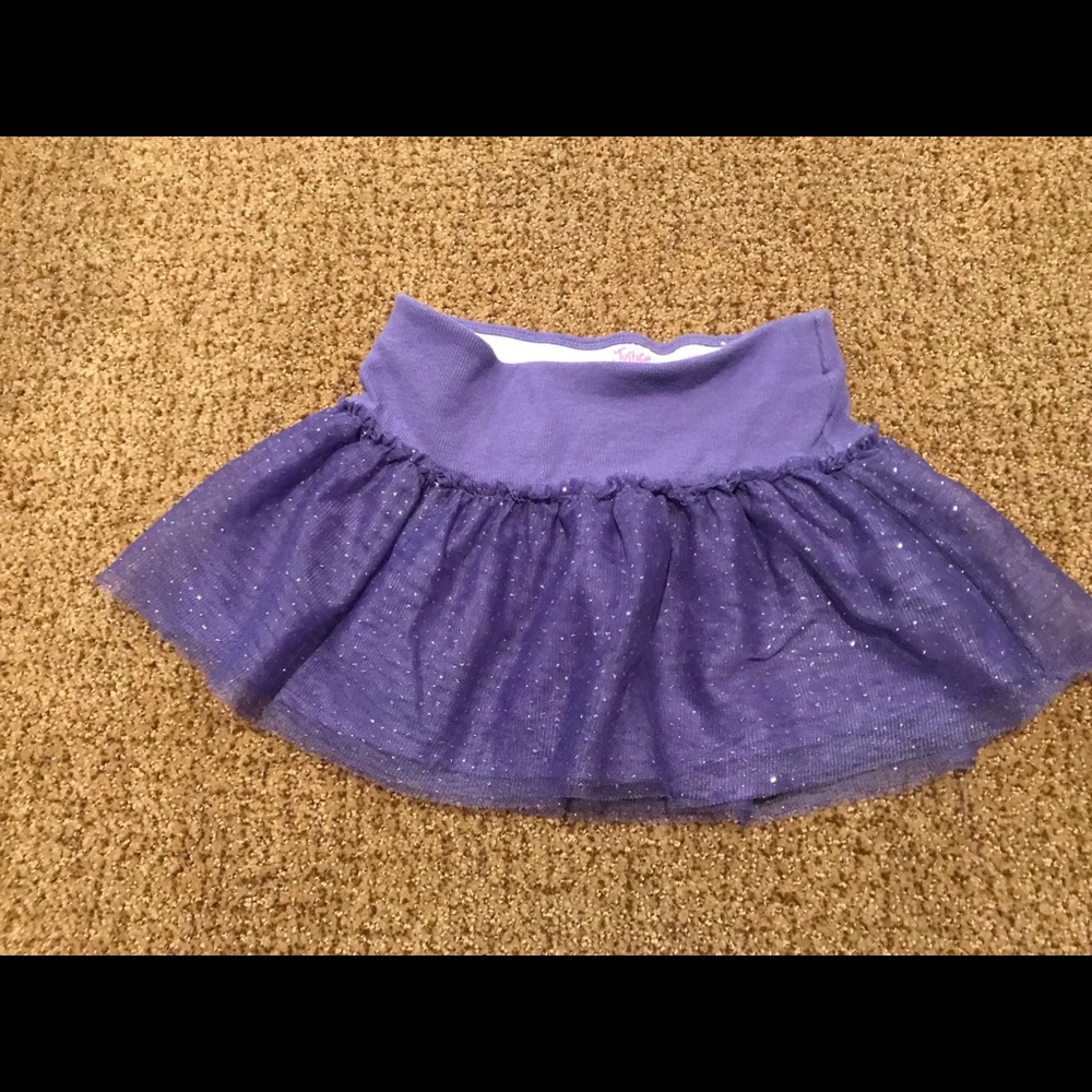 Purple sparkly skort
