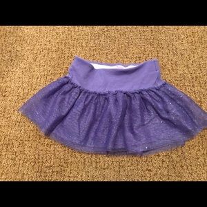 Purple sparkly skort