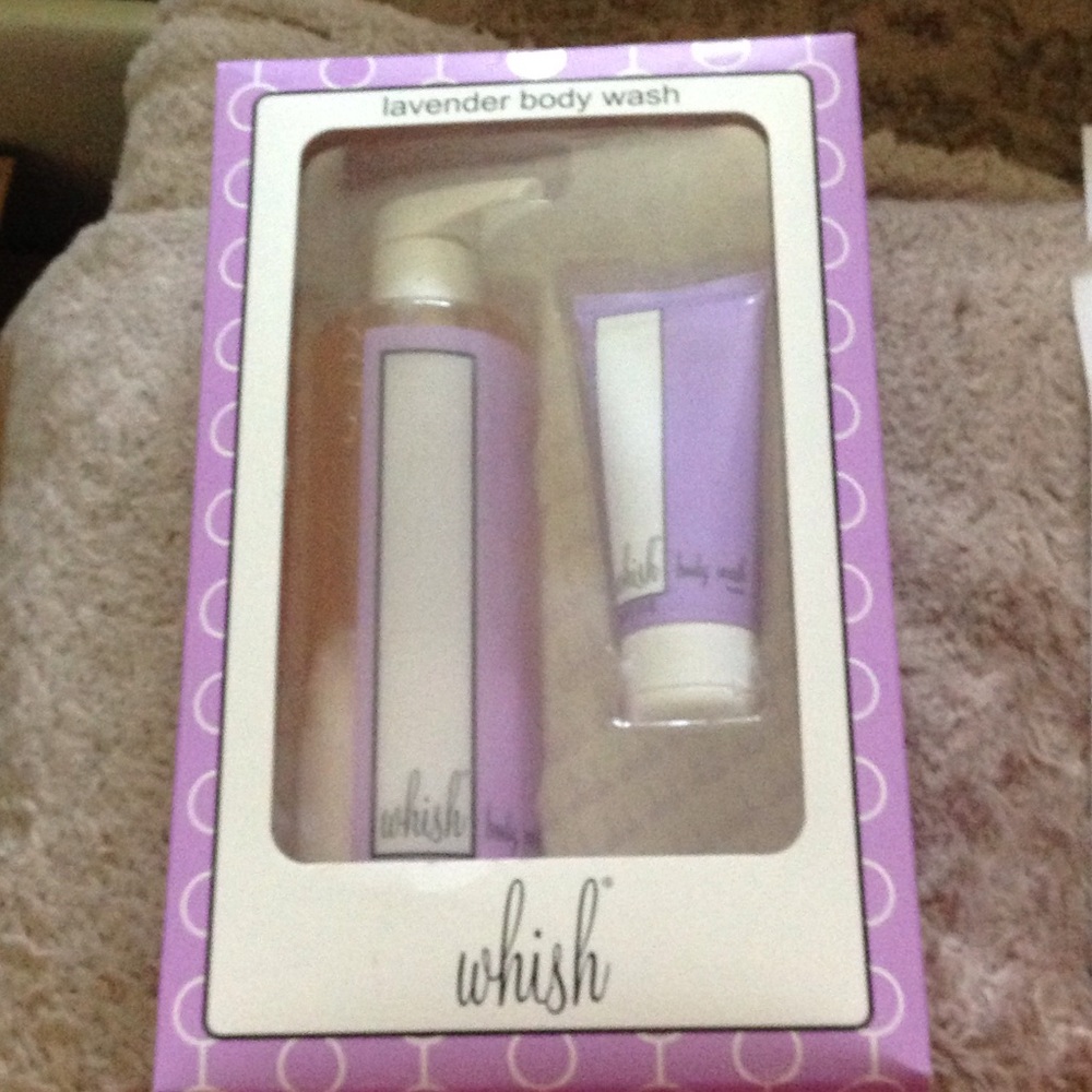 Whish Lavender body wash sealed in box