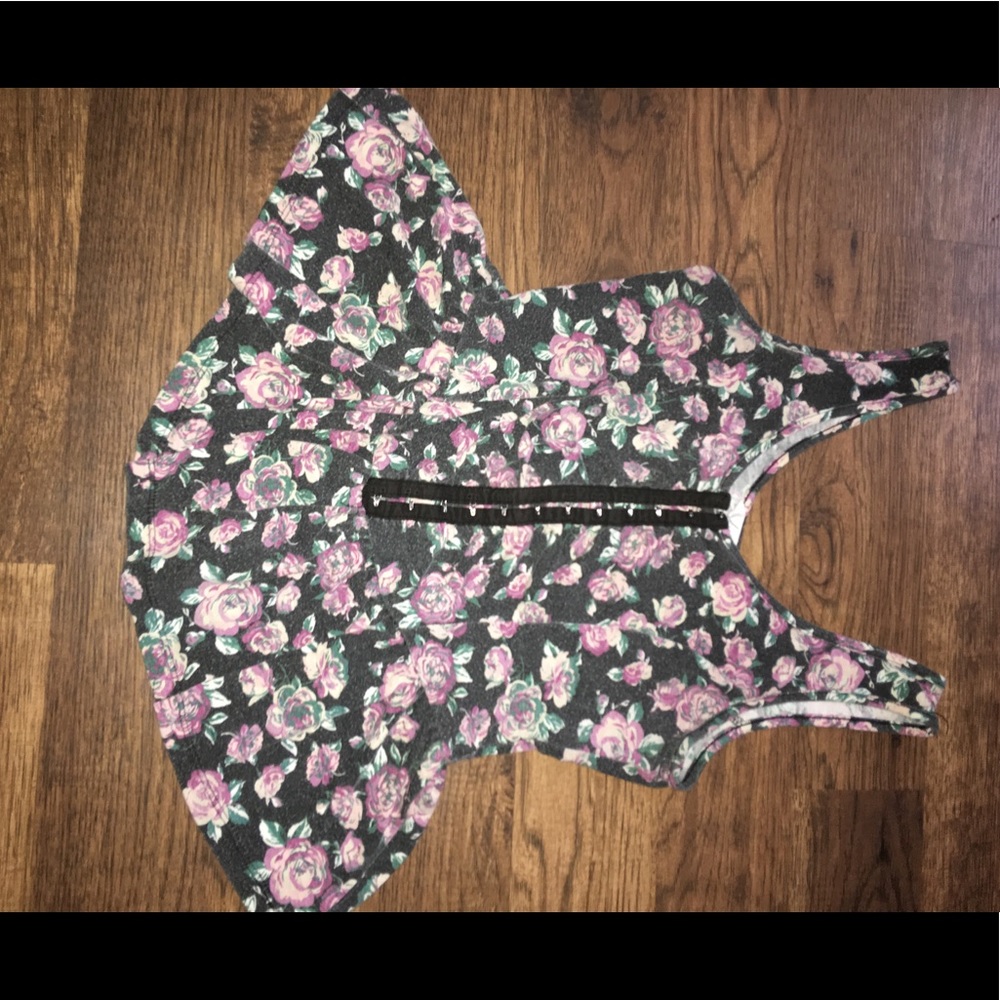 Peplum floral tanktop