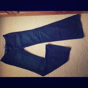 Raven denim wide leg jeans