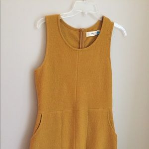 Anthropologie Mustard color dress - Size M