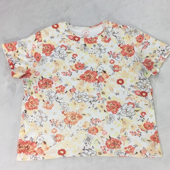 White Stag Floral Top XL 16/18 - Picture 2 of 8
