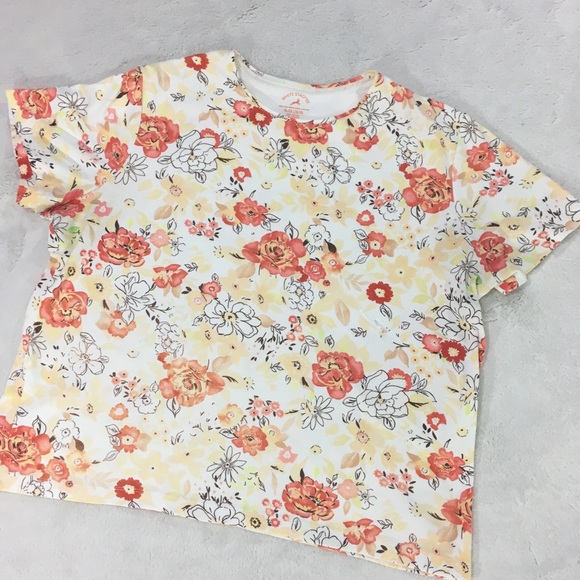 White Stag Floral Top XL 16/18 - Picture 3 of 8