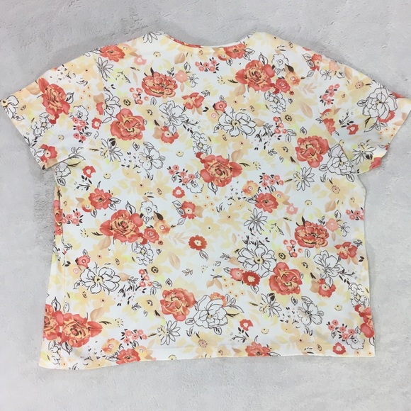 White Stag Floral Top XL 16/18 - Picture 5 of 8