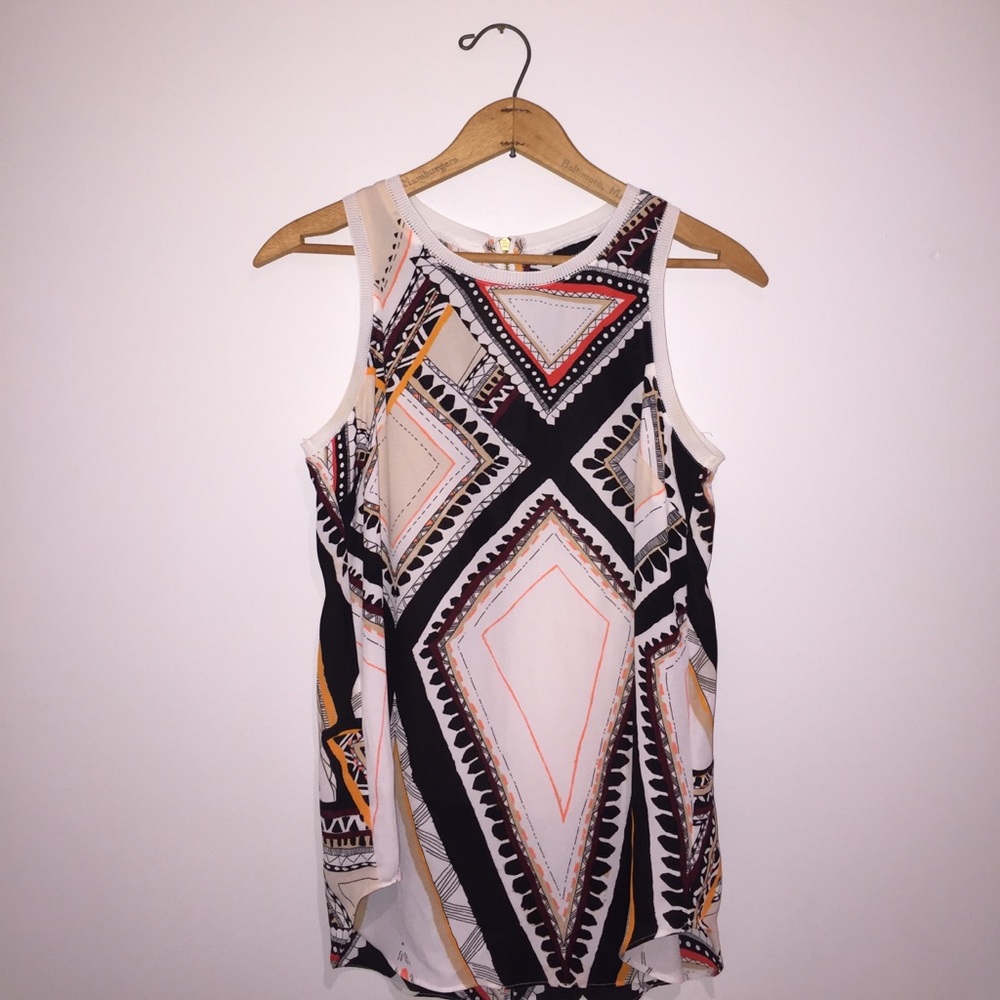 Geometric Fall Tank Top