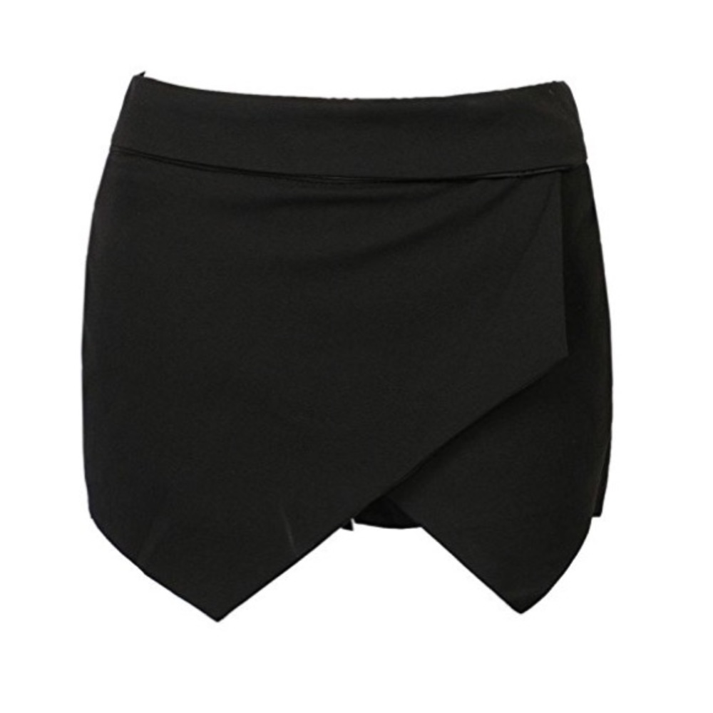 Black skort