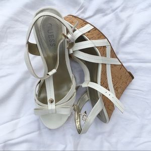 White Guess Wedges