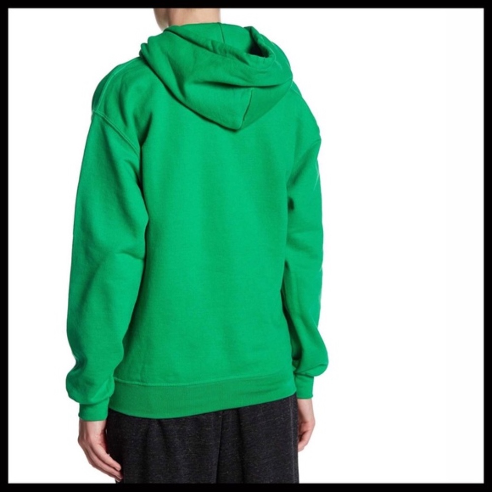 TOPSHOP HOODIE GREEN PULLOVER SWEATSHIRT A3C - Picture 4 of 7