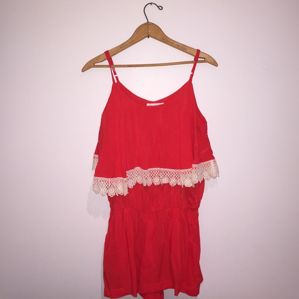 Ruffle Top Romper
