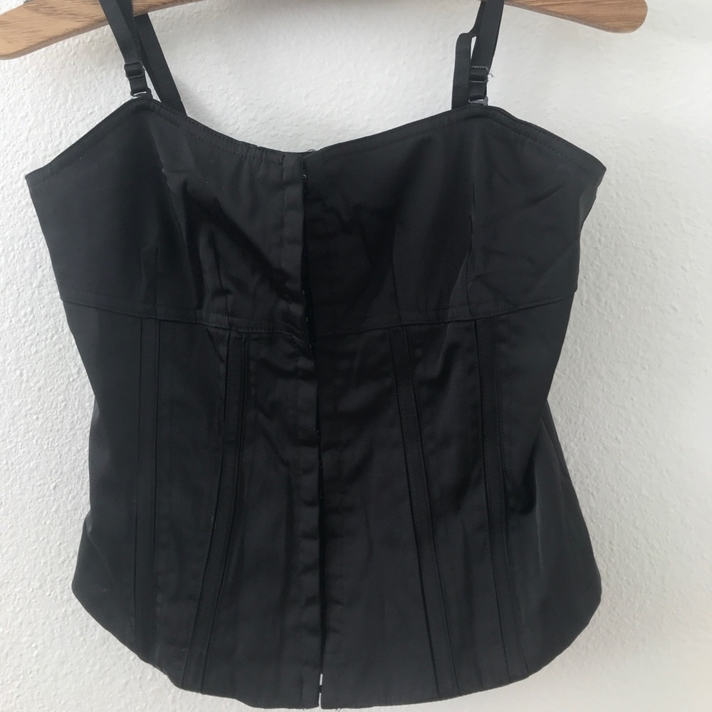 Black Corset Style Top