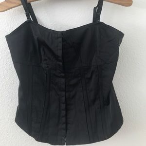 Black Corset Style Top