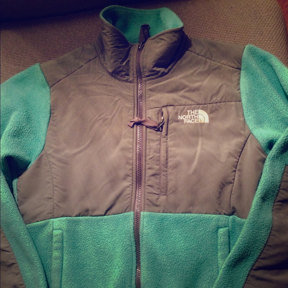 Candy colored North Face jacket