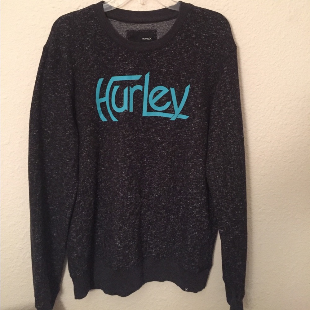 Mens Hurley Sweater, Black, Size Large