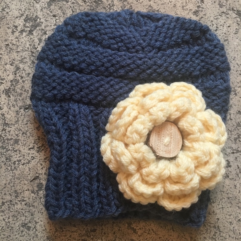 Handmade crochet winter hat