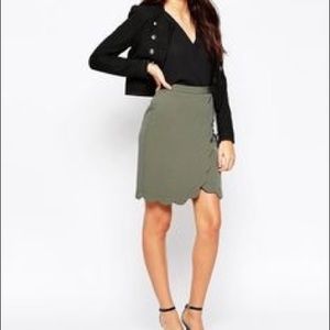 ASOS scallop skirt