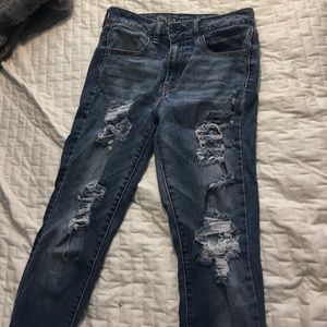 AE ripped skinny jeans